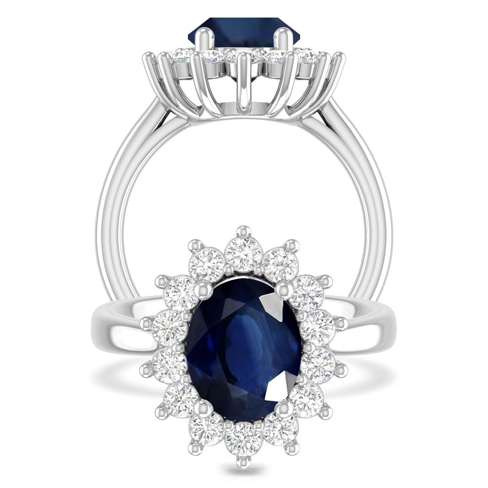 White Gold - Sapphire