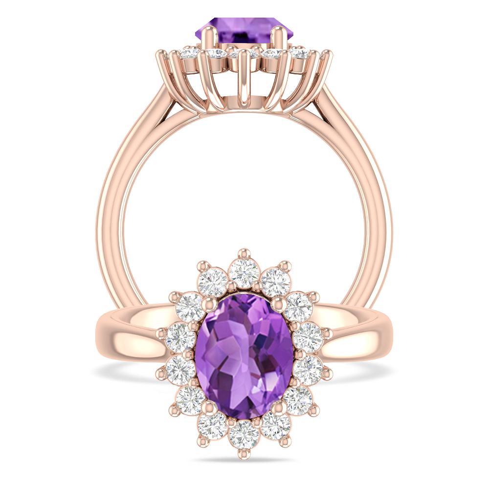 Rose Gold - Amethyst