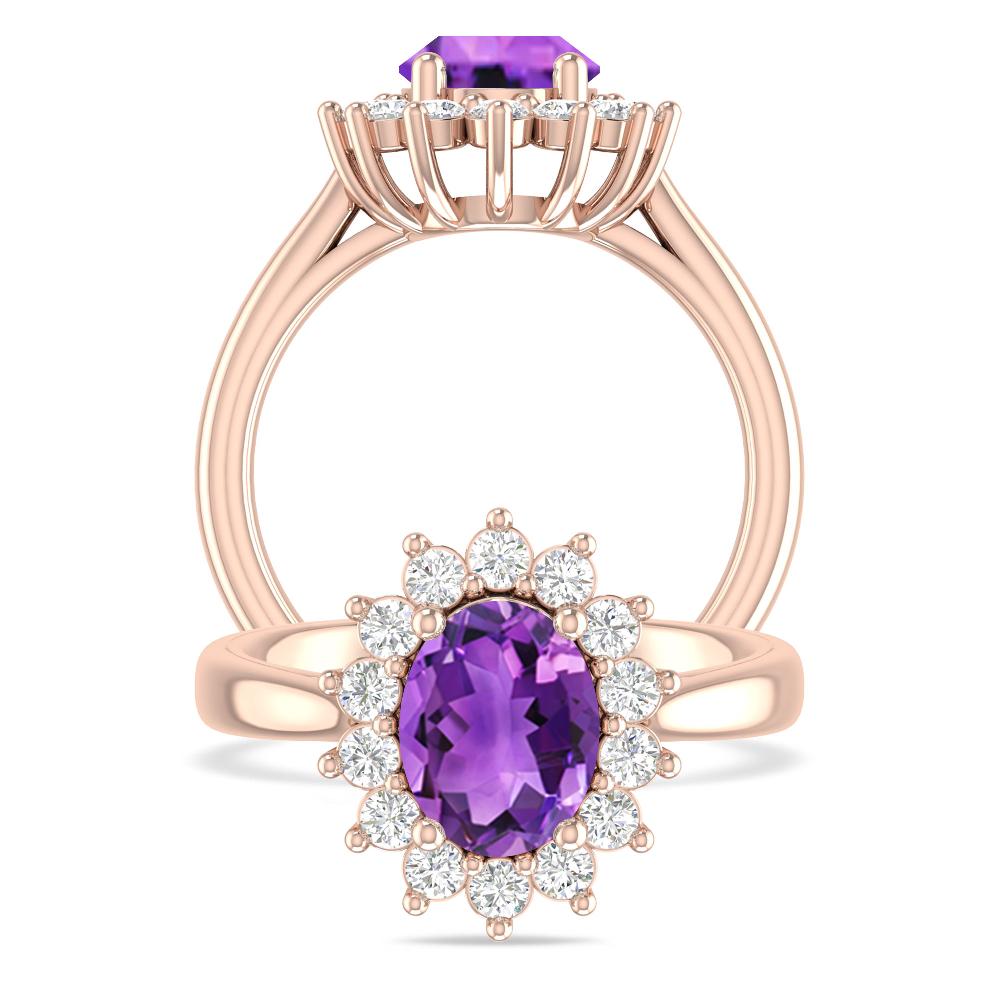 Rose Gold - Amethyst