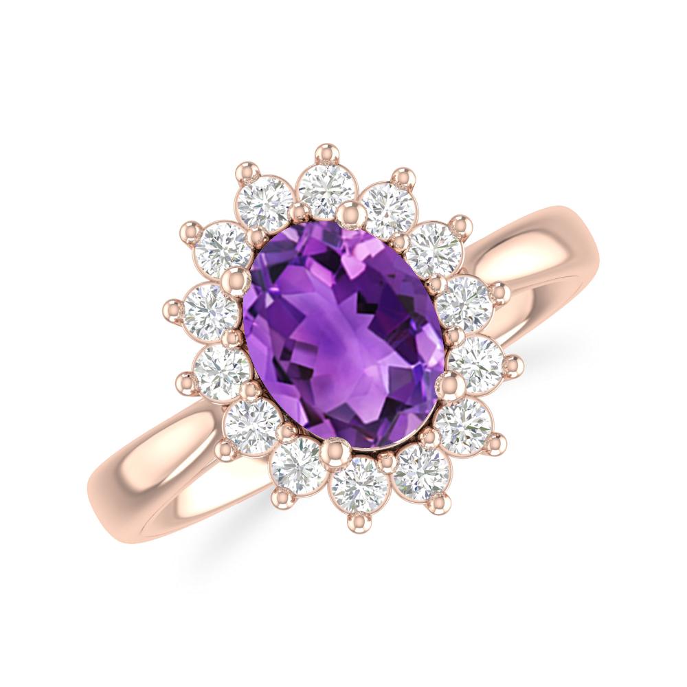 Rose Gold - Amethyst