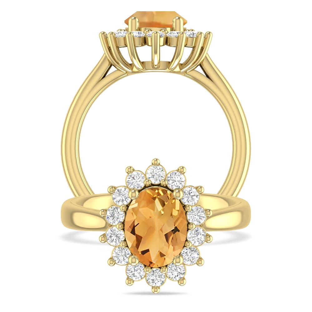 Yellow Gold - Citrine