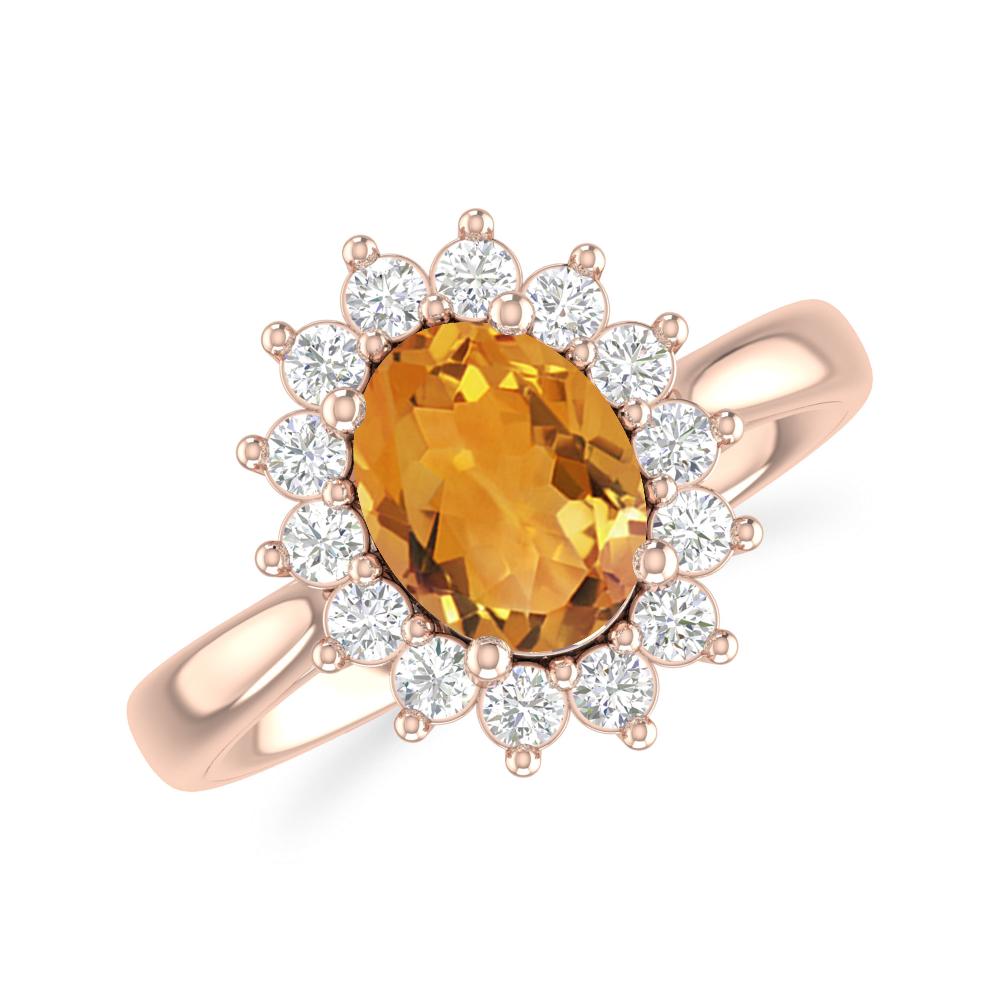 Rose Gold - Citrine