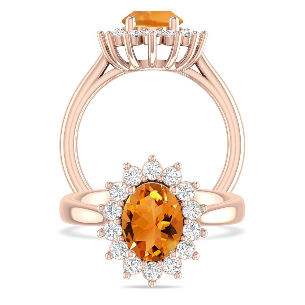 Rose Gold - Citrine