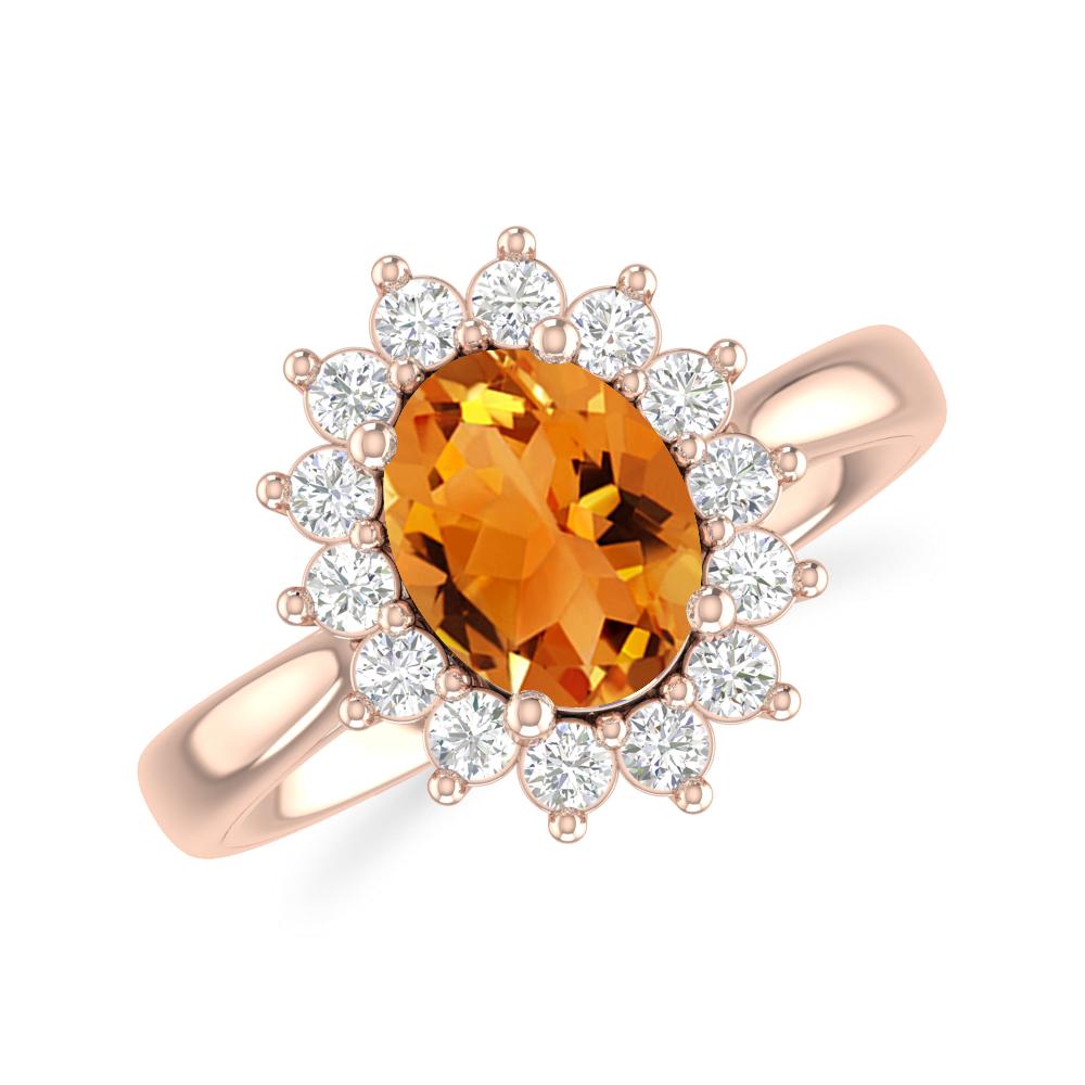 Rose Gold - Citrine