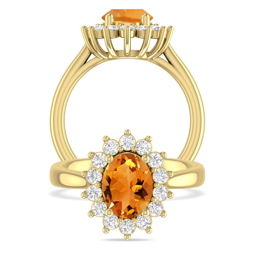 Yellow Gold - Citrine