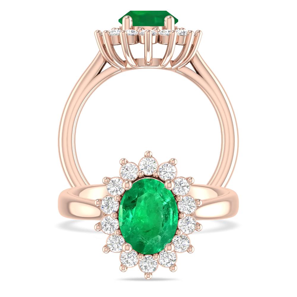 Rose Gold - Emerald