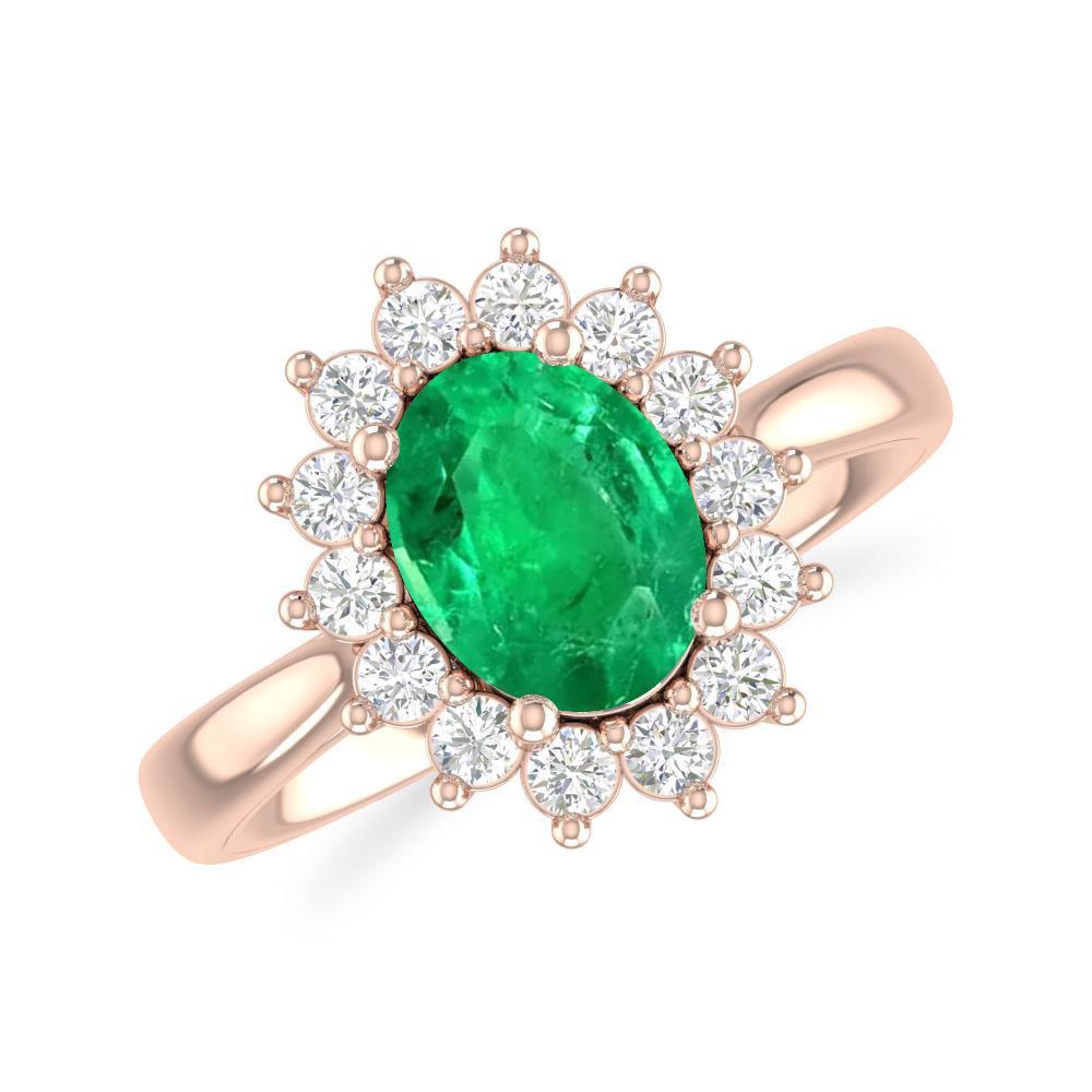Rose Gold - Emerald