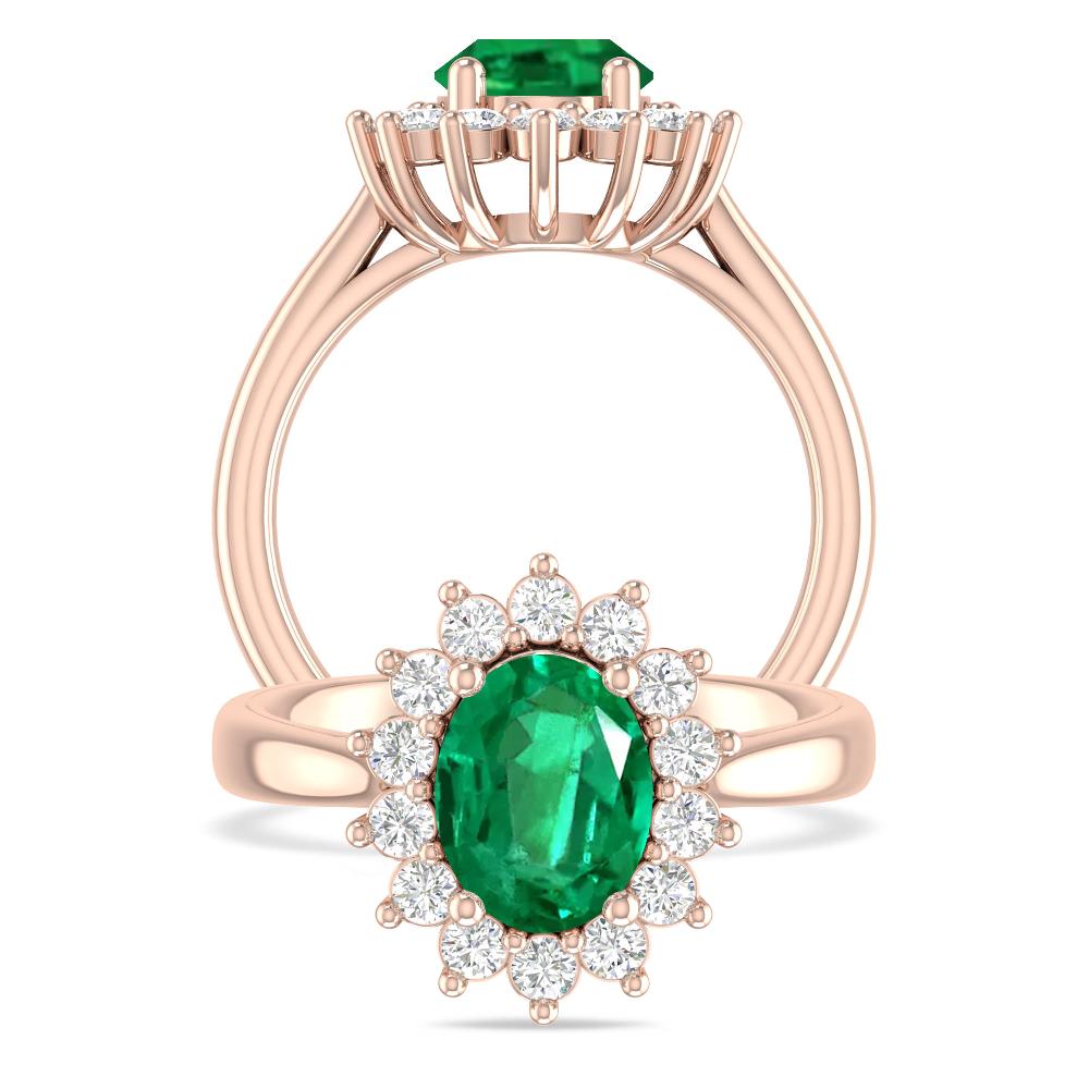 Rose Gold - Emerald