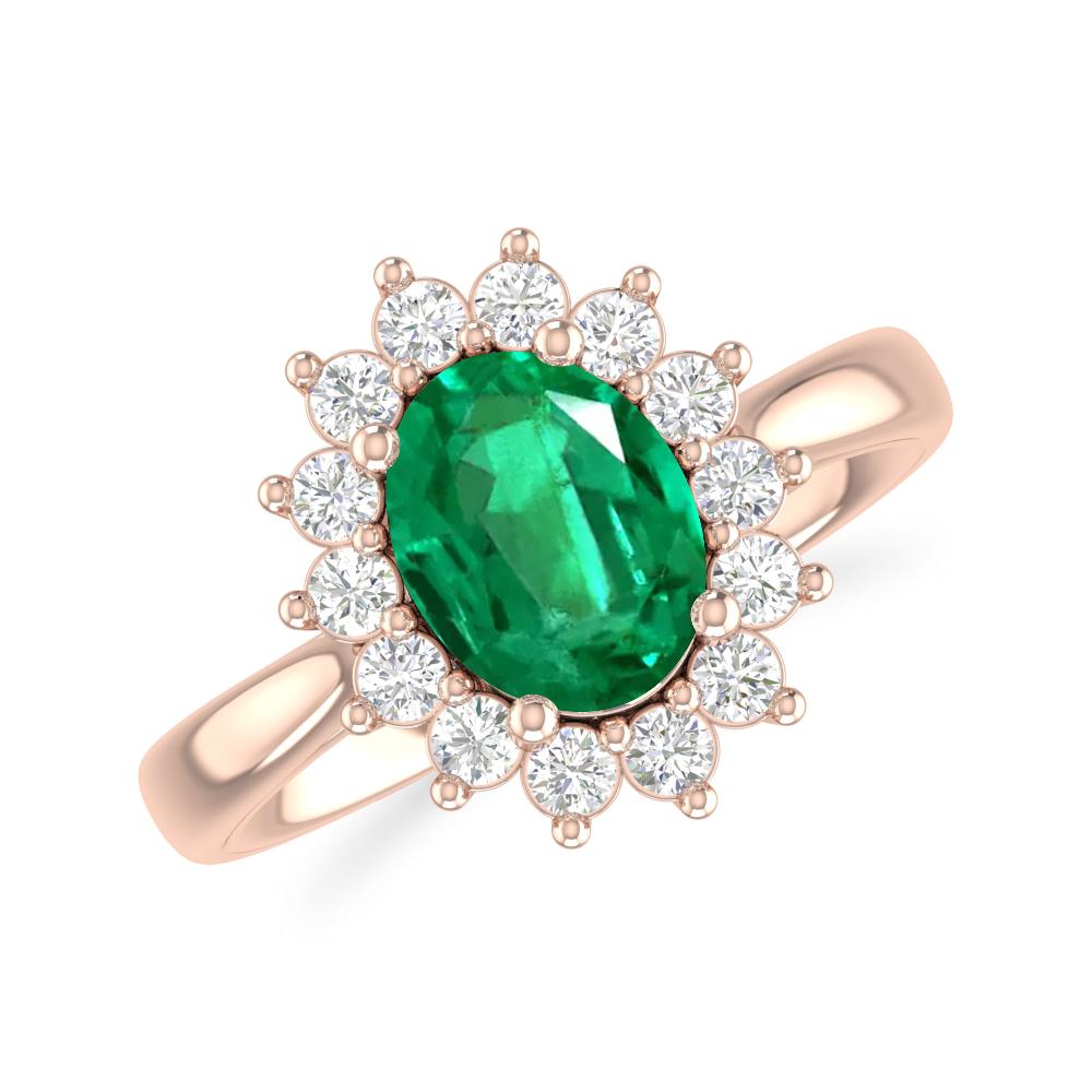 Rose Gold - Emerald