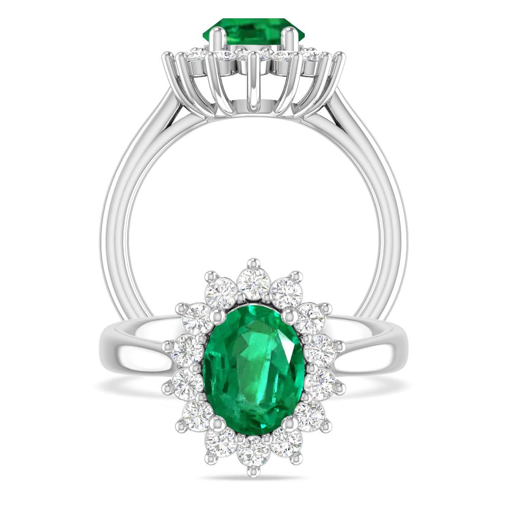 White Gold - Emerald