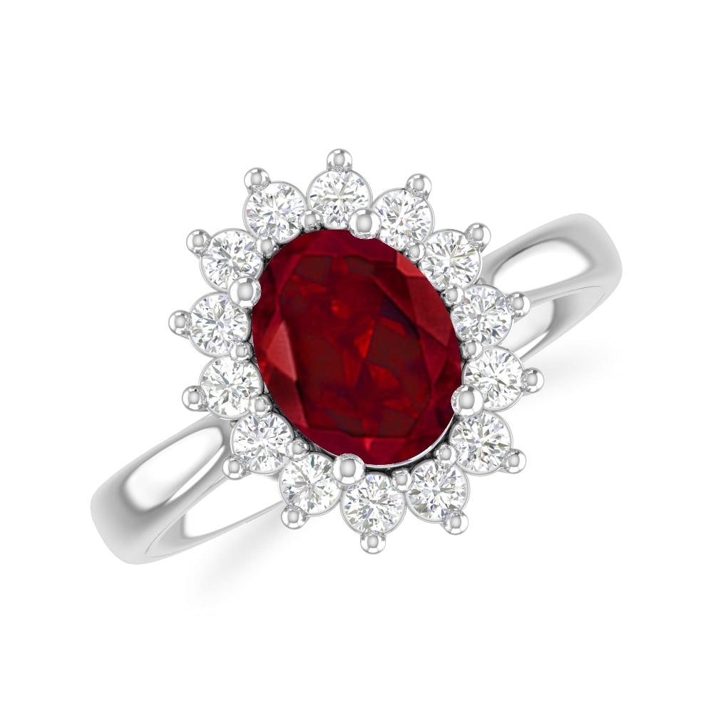 White Gold - Garnet