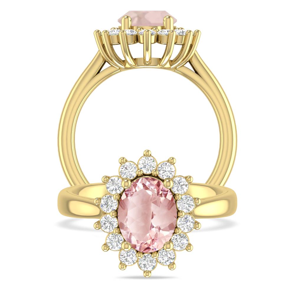 Yellow Gold - Morganite