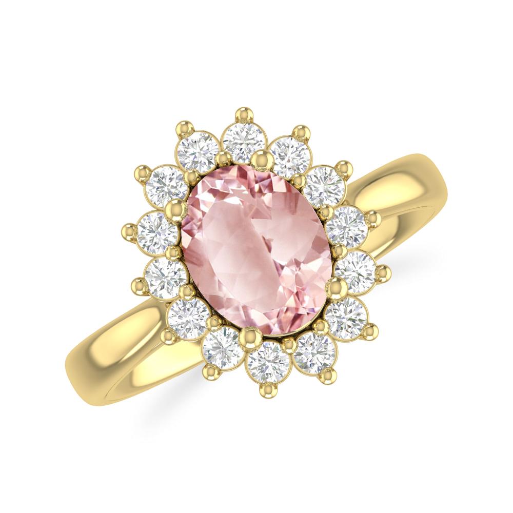 Yellow Gold - Morganite