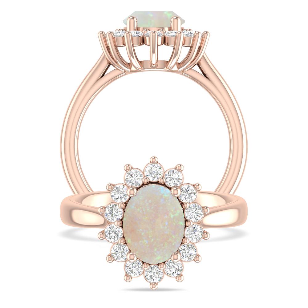 Rose Gold - Opal