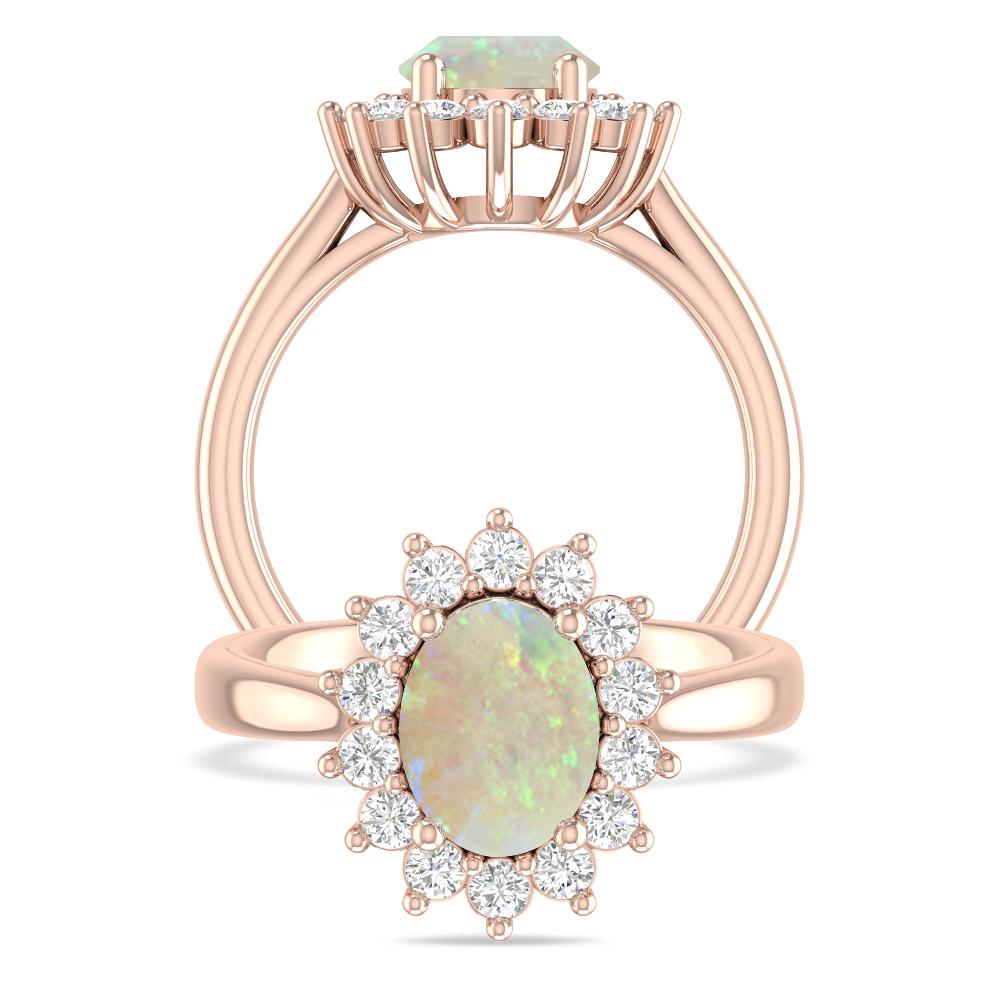 Rose Gold - Opal