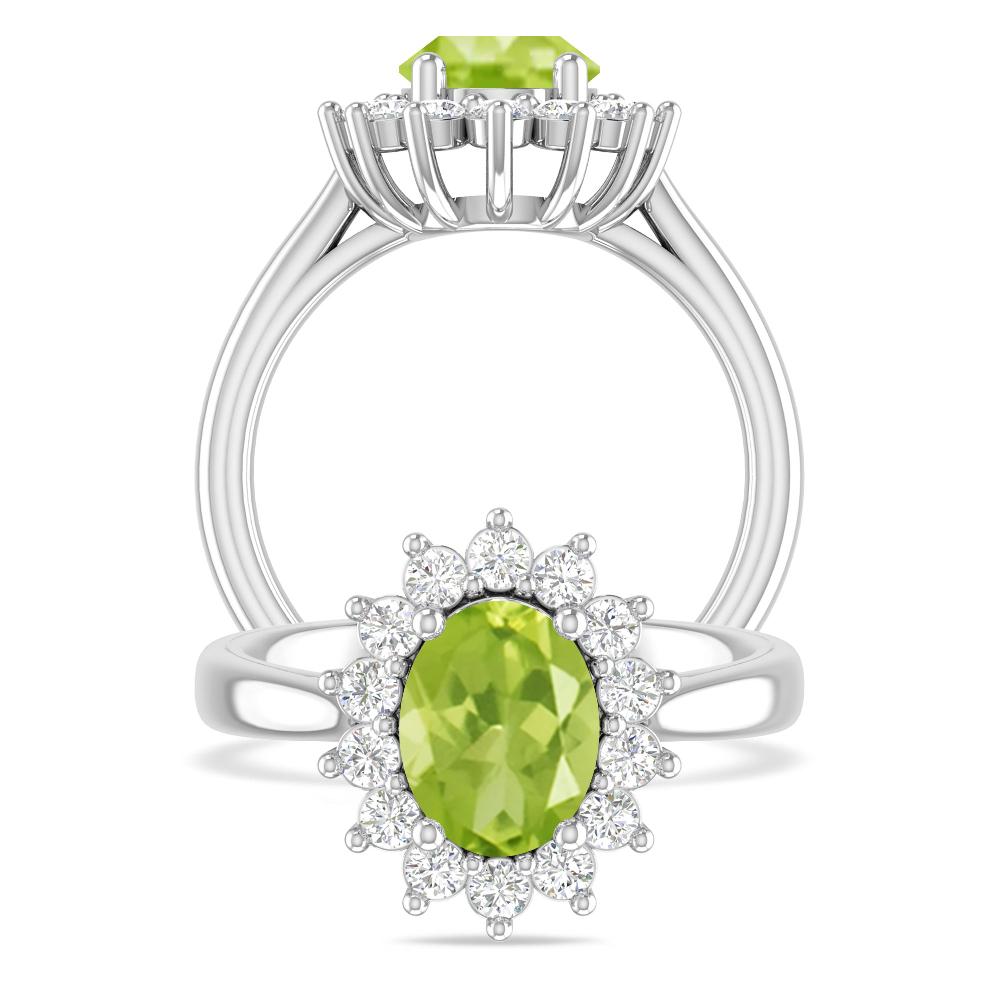 White Gold - Peridot