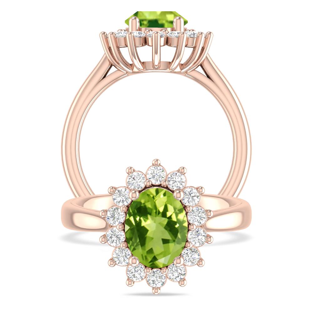 Rose Gold - Peridot