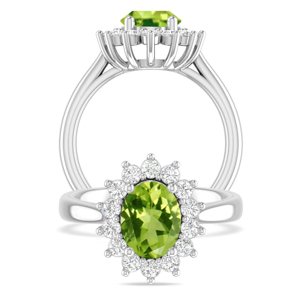 White Gold - Peridot