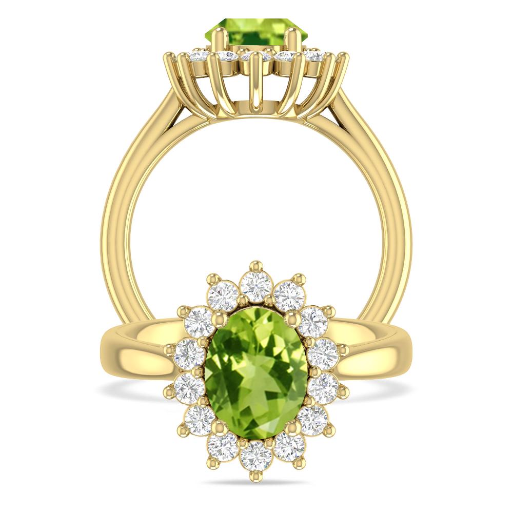 Yellow Gold - Peridot