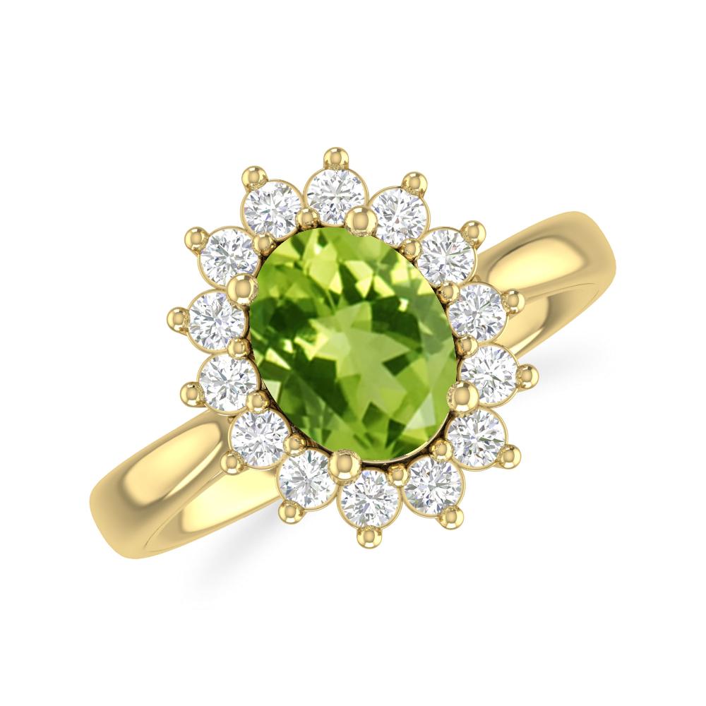 Yellow Gold - Peridot