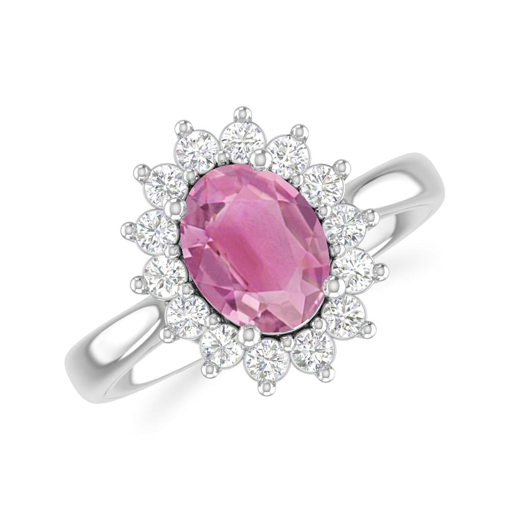 White Gold - Pink Tourmaline