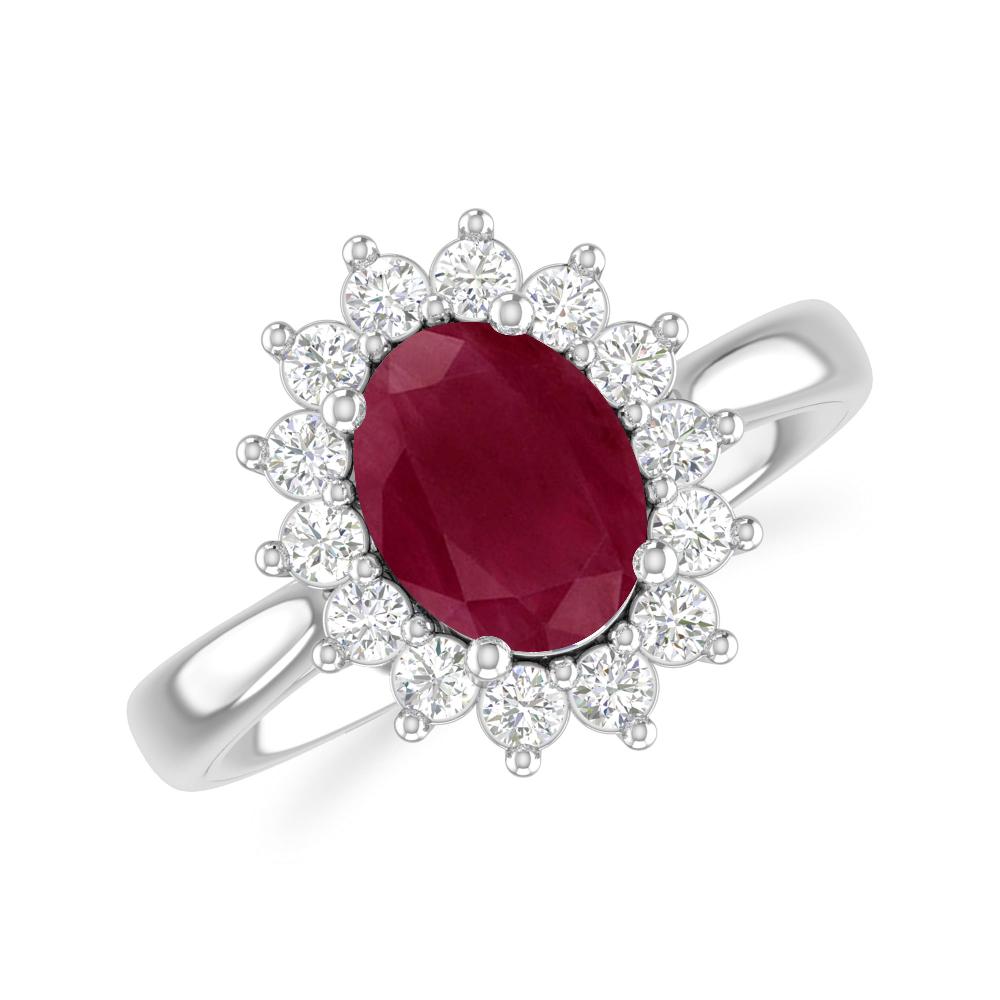 White Gold - Ruby