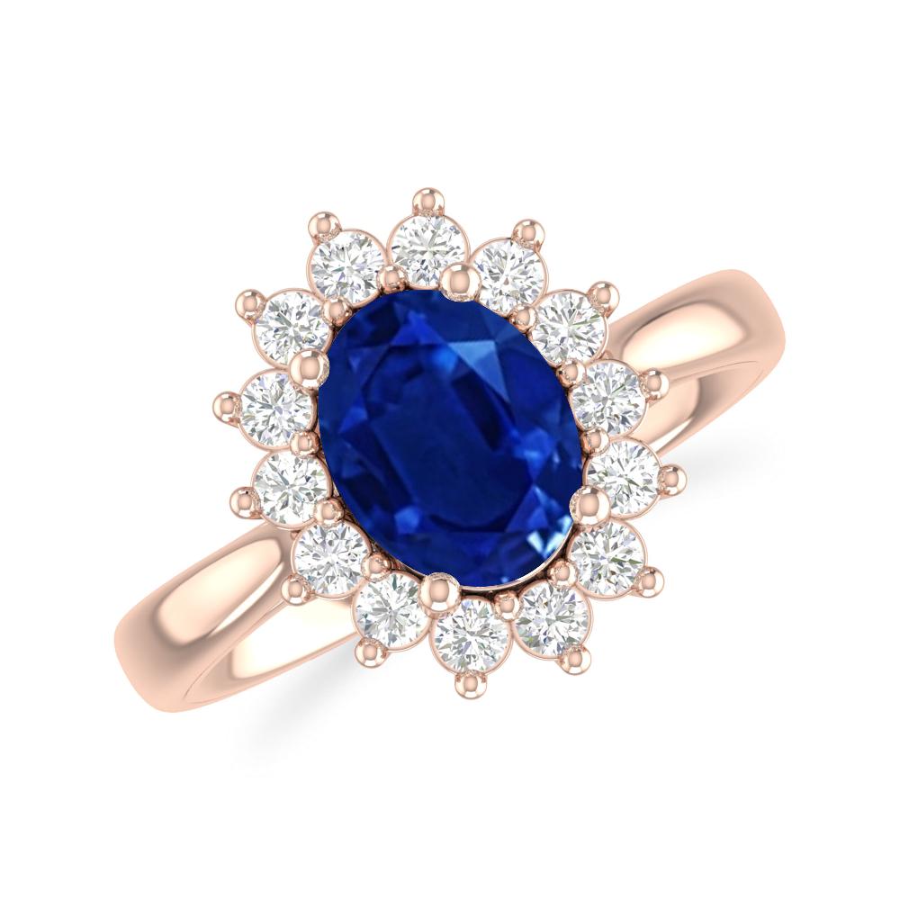 Rose Gold - Sapphire
