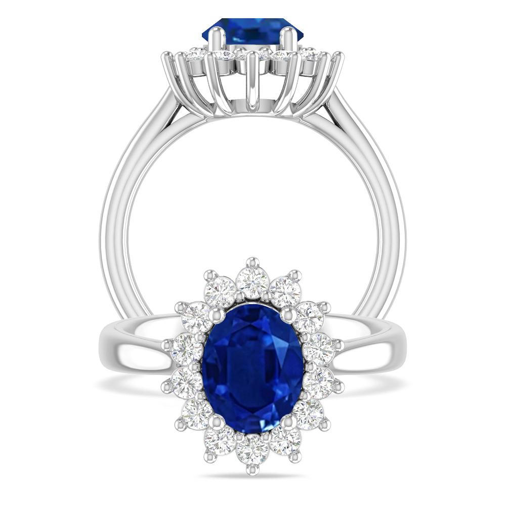 White Gold - Sapphire