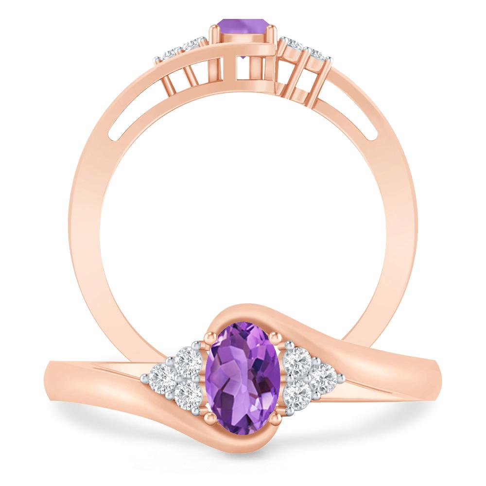 Rose Gold - Amethyst