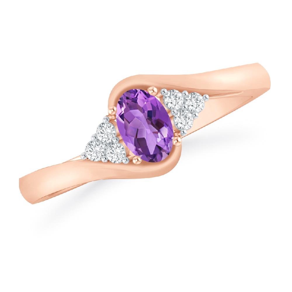 Rose Gold - Amethyst