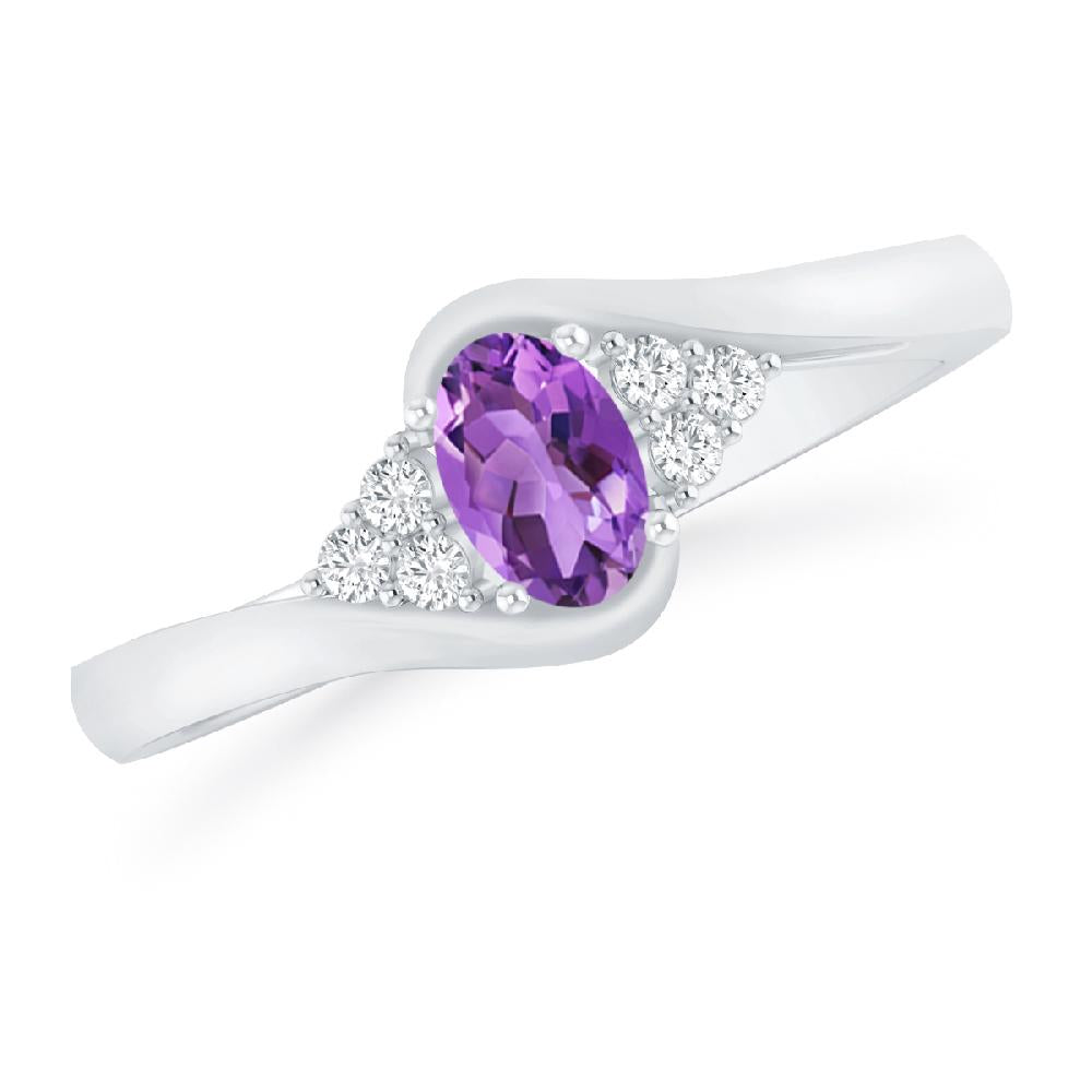 White Gold - Amethyst