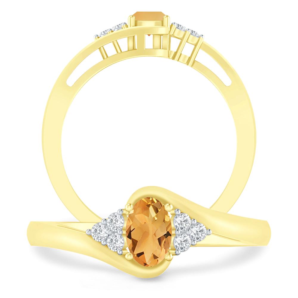 Yellow Gold - Citrine