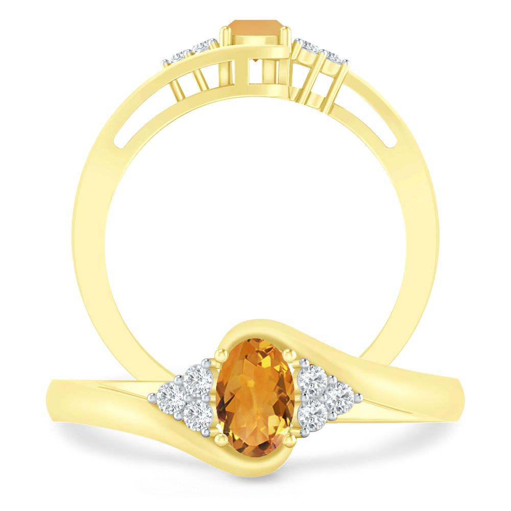 Yellow Gold - Citrine