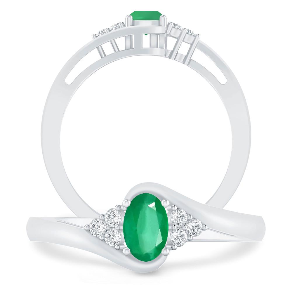 White Gold - Emerald