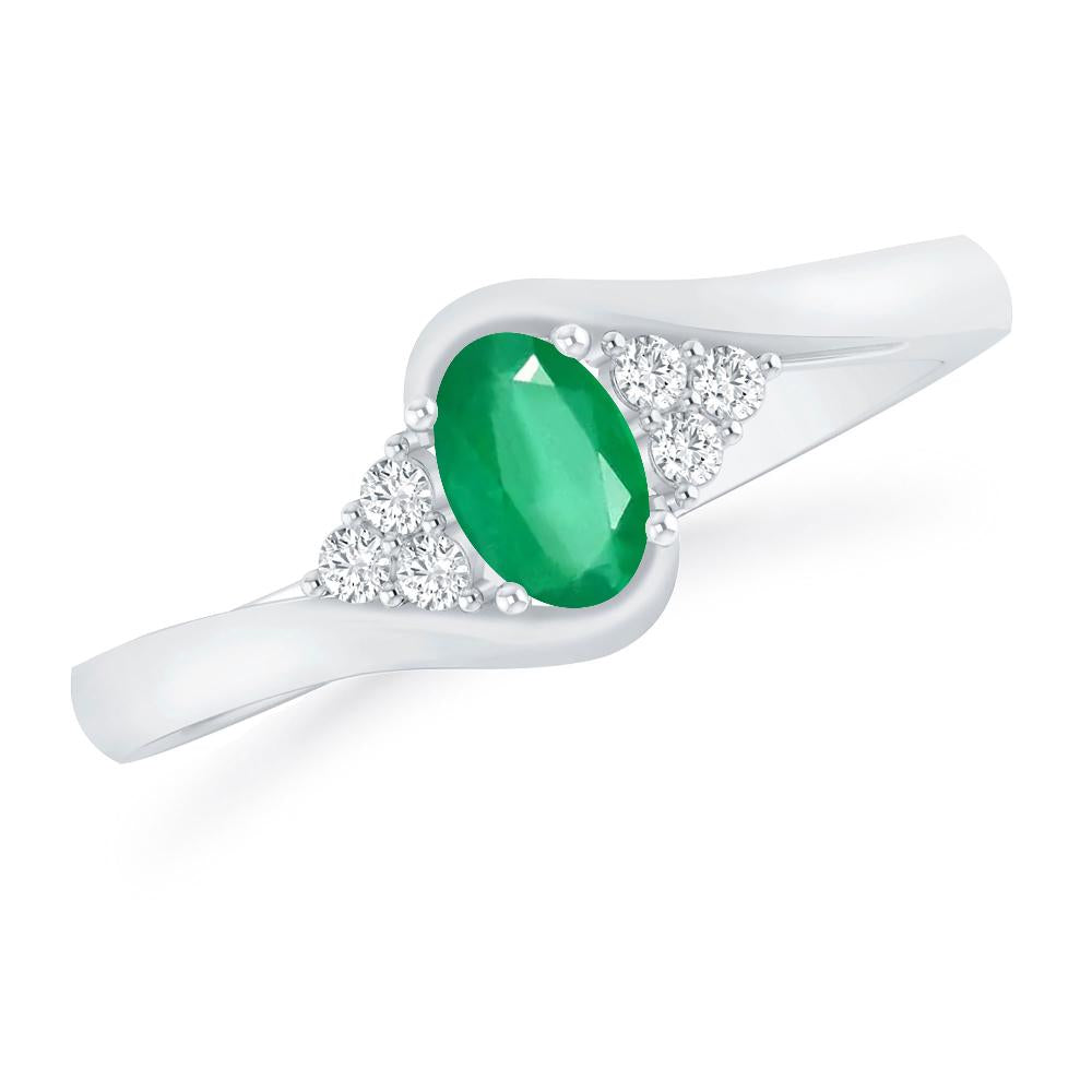 White Gold - Emerald