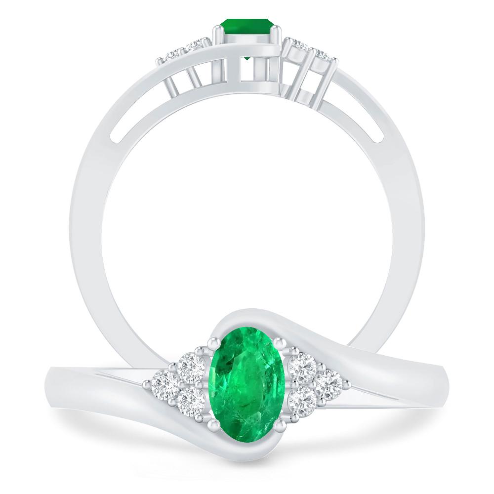 White Gold - Emerald