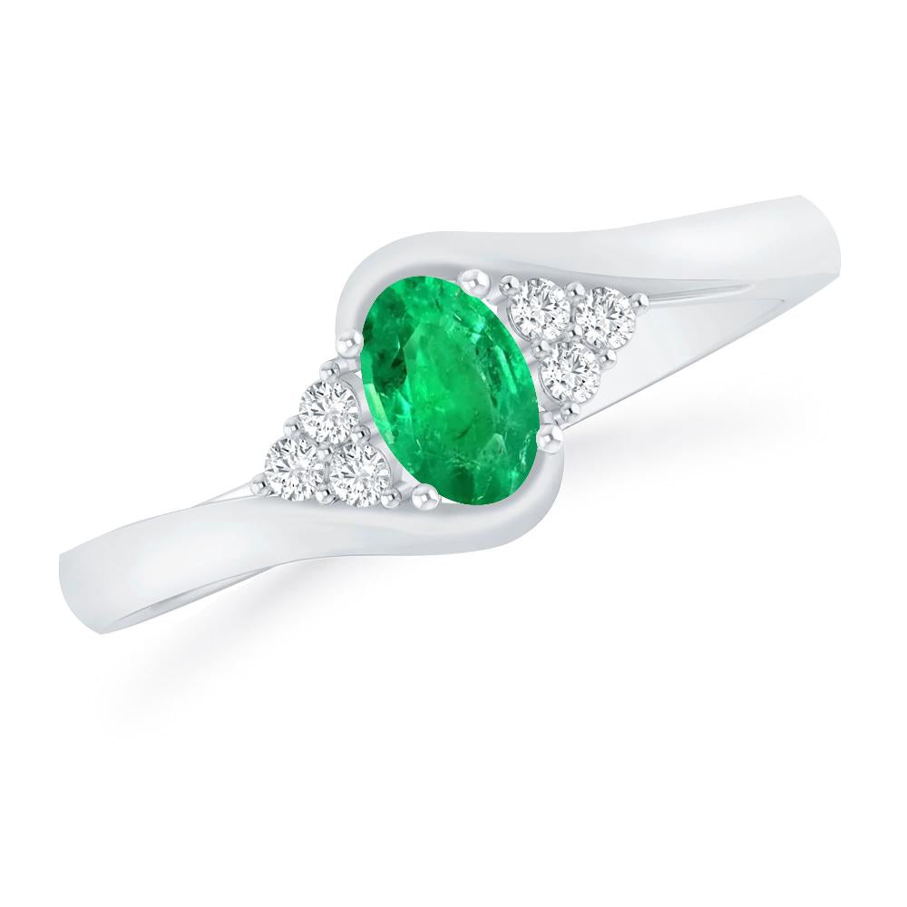 White Gold - Emerald