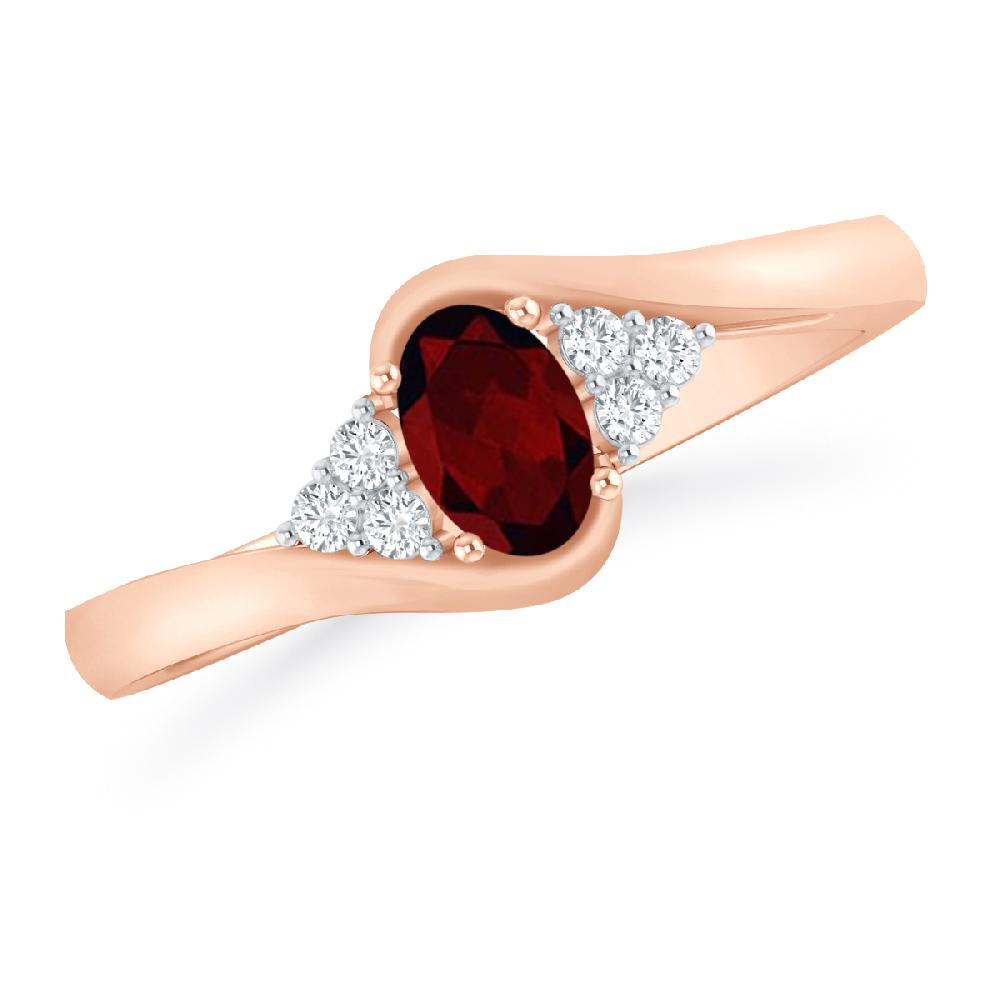 Rose Gold - Garnet