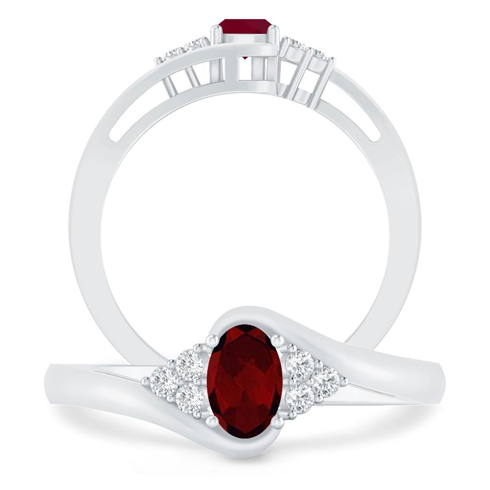 White Gold - Garnet