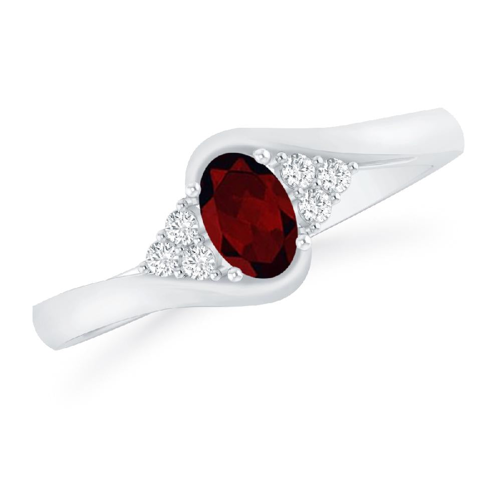 White Gold - Garnet