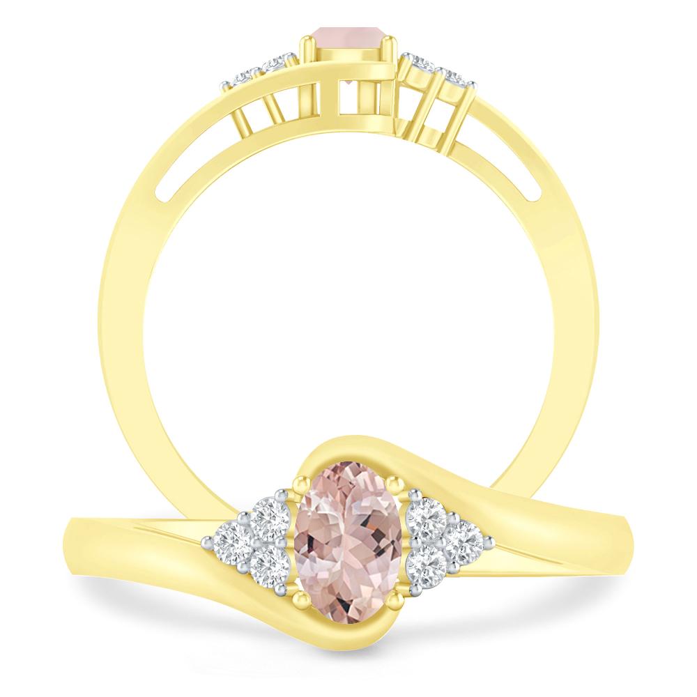 Yellow Gold - Morganite