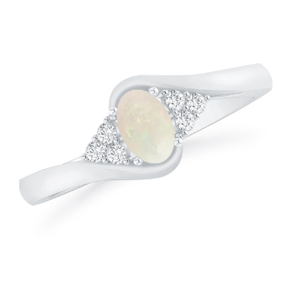 White Gold - Opal