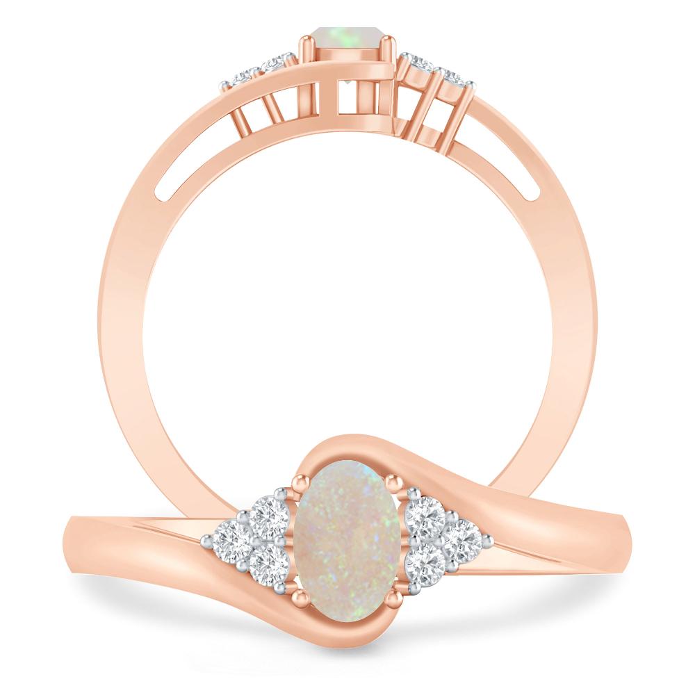 Rose Gold - Opal