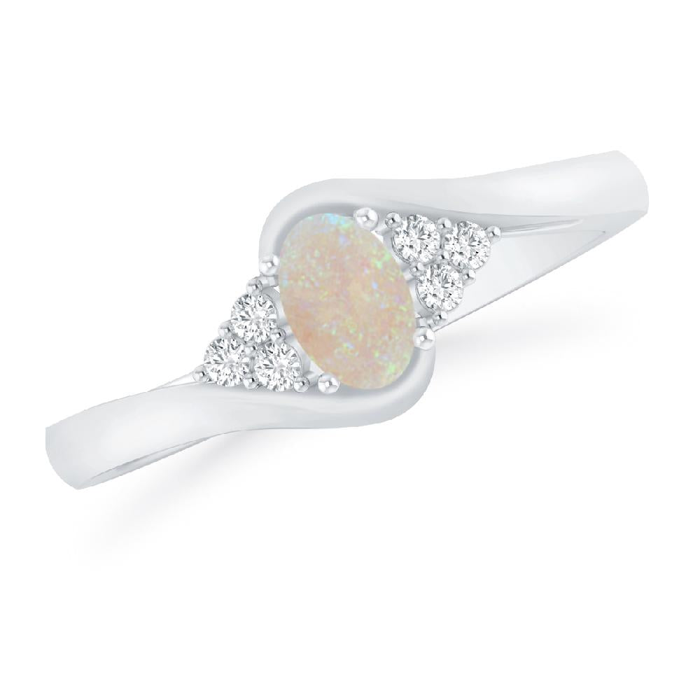 White Gold - Opal