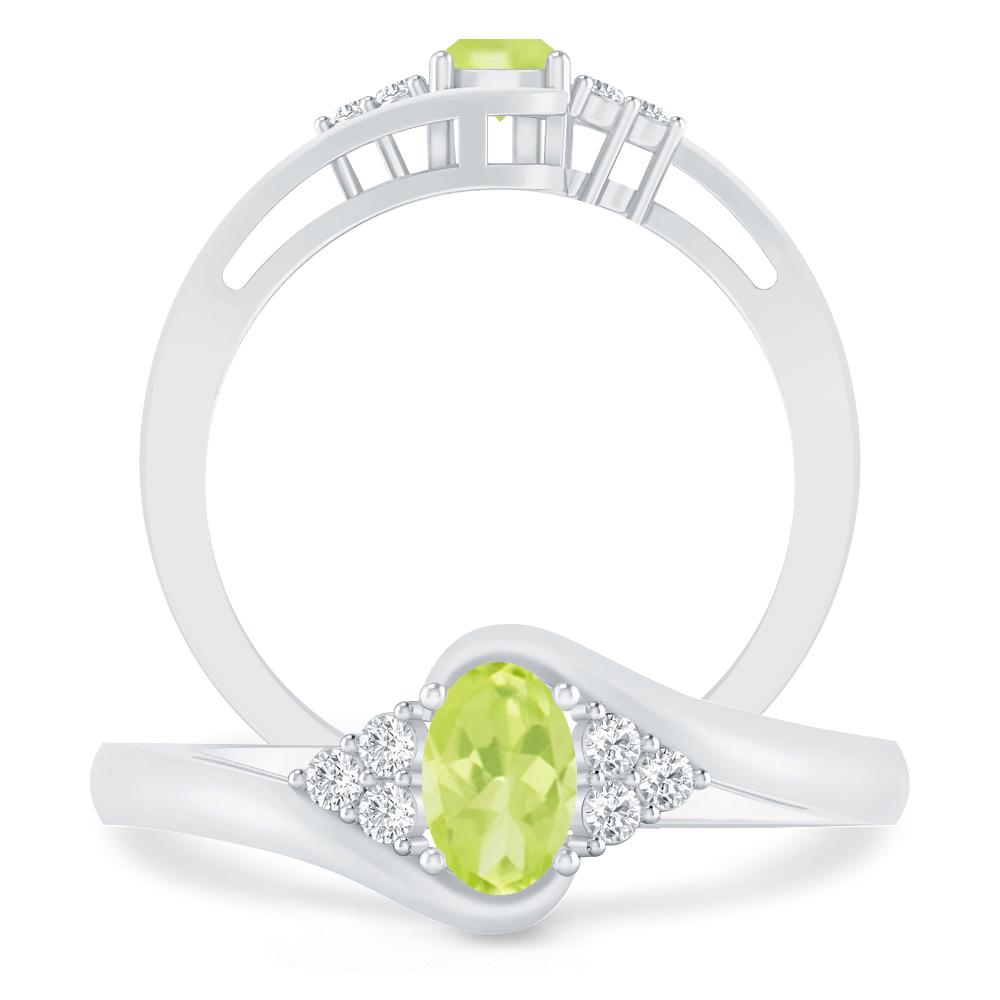 White Gold - Peridot