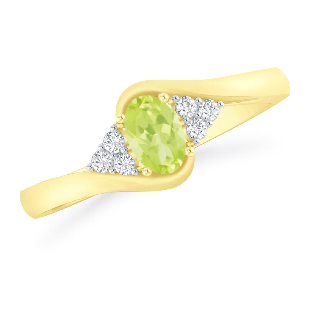 Yellow Gold - Peridot