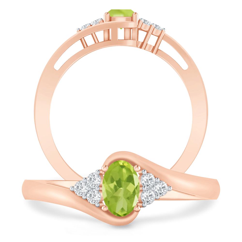 Rose Gold - Peridot