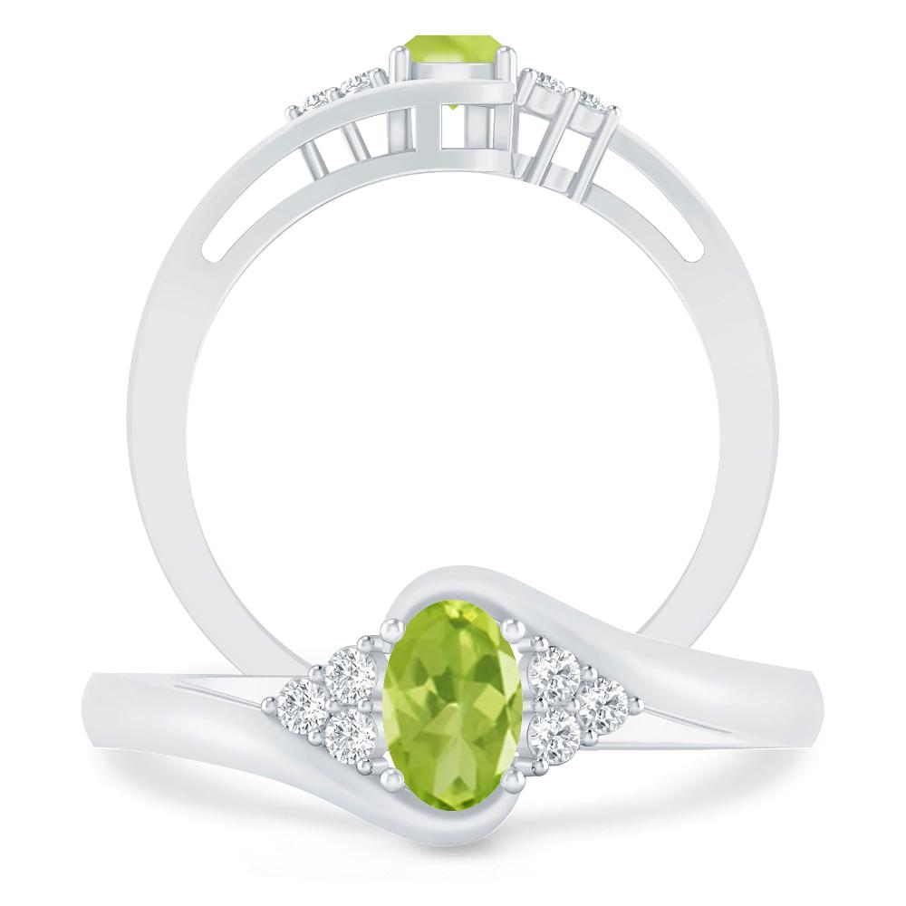 White Gold - Peridot