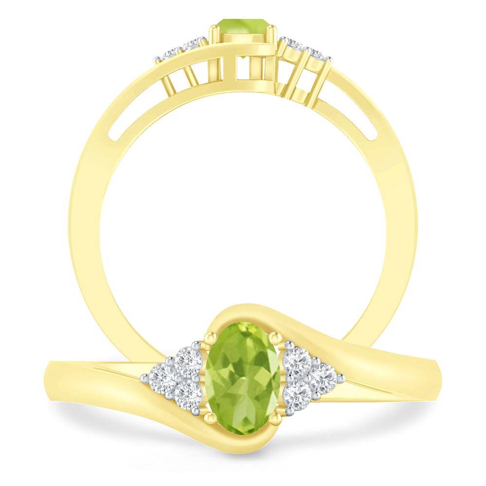 Yellow Gold - Peridot