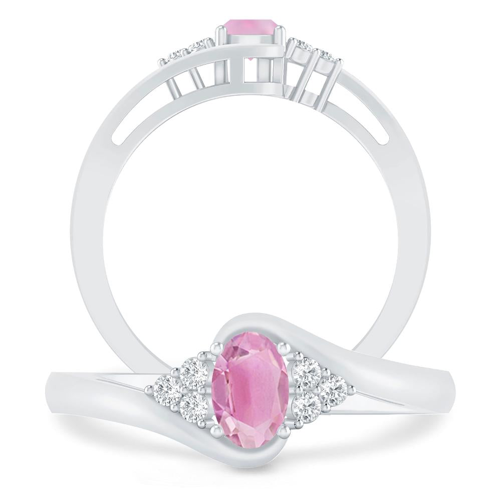 White Gold - Pink Tourmaline